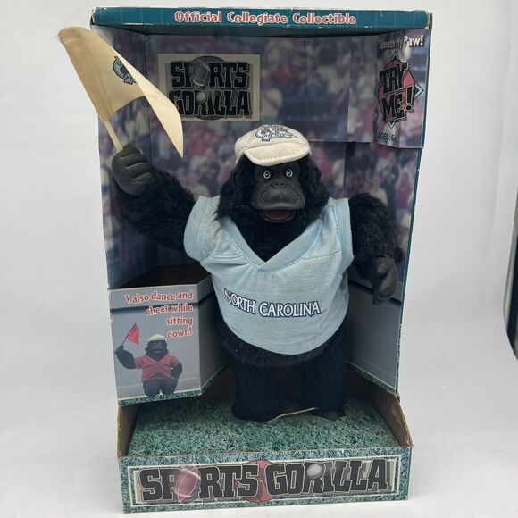 Vintage University of North Carolina Gemmy Champion College Sports Gorilla AS IS - Picture 1 of 8